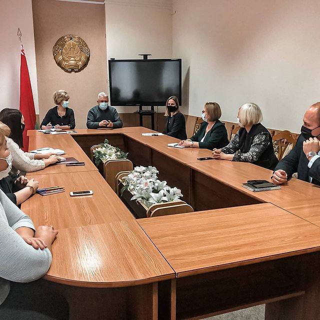 18 декабря прошла встреча информационной группы Полоцкого райисполкома с сотрудниками Центра