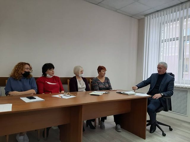 22 декабря состоялась встреча с начальником Витебского областного управления Департамента государственной инспекции труда Министерства труда и социальной защиты Республики Беларусь