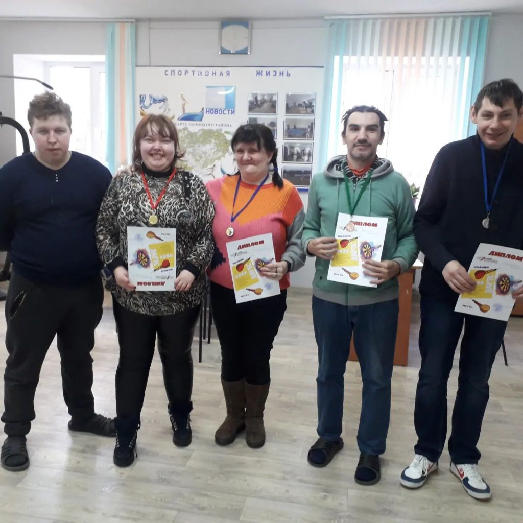 Команда посетителей ОДПИ г. Полоцка приняла участие в турнире Полоцкого района по дартсу