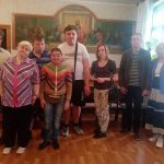 Посетители отделения дневного пребывания для инвалидов г. Полоцка приняли участие в духовно — просветительском мероприятии