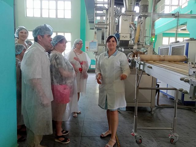 Посетители ОДПИ г.Полоцка побывали на Полоцком хлебозаводе