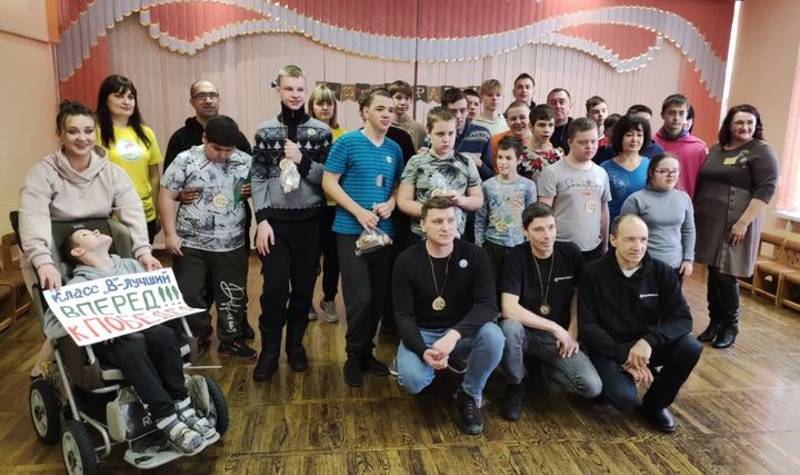 Посетили отделения дневного пребывания для инвалидов г.Полоцка приняли участие в совместном мероприятии ко Дню защитника Отечества.