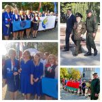 Первичная профсоюзная организация государственного учреждения “Территориальный центр социального обслуживания населения Полоцкого района ” совместно с другими представителями общественных организаций, молодежи приняла участие в торжественном митинге передачи факела Победы