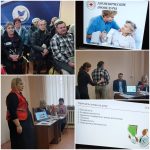 В территориальном центре социального обслуживания населения Полоцкого района 11.10.2023 в рамках школы социального работника прошло занятие. На данном мероприятии были рассмотрены вопросы индивидуального ухода пожилых граждан и людей с инвалидностью, профилактика пролежней, правовые вопросы, трудовой исполнительской дисциплины, как не стать жертвой торговли людьми, а также о готовности к отопительному сезону граждан, находящихся на социальном обслуживании на дому.
