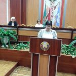 В ТЦСОН Полоцкого района в рамках “Школы ухода сиделки” состоялось занятие с участием психолога центра Светланы Данкевич, заведующего отделением социальной помощи на дому Тамары Чулановой.