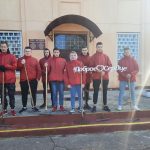 09.04.2021 г. в г.п. Ветрино прошла волонтёрская акция «Чистый дом»