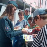 Посетители отделения дневного пребывания для инвалидов г. Полоцка побывали на экскурсии в пожарной части