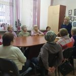 В рамках клуба «Экология сознания» 17.01.2023 г. психолог отделения социальной адаптации и реабилитации Центра провела с посетителями ОДПП г.Полоцка групповое занятие с элементами тренинга «Эффективное запоминание во взрослом возрасте»