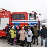 В рамках акции «Безопасность в каждый дом»🏡 посетители отделения дневного пребывания для инвалидов г.Полоцка побывали в пожарной части.