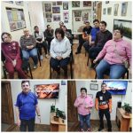 Посетители отделения дневного пребывания для инвалидов г.Полоцка приняли участие в мероприятии «Песни военных лет».