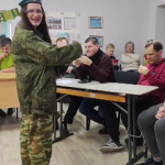 В День защитников Отечества и Вооружённых Сил Республики Беларусь в отделении социальной реабилитации, абилитации инвалидов прошла игровая программа «Земли белорусской сыновья».