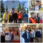 13.06.24, в рамках сотрудничества с Белорусской православной церковью, посетители отделения дневного пребывания для граждан пожилого возраста и социальной реабилитации, абилитации инвалидов приняли участие в Божественной литургии по случаю престольного праздника — Вознесения Господня, которая проходила в храме Сретения Господня и преподобного Серафима Саровского